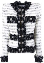 Thumbnail for your product : Balmain Black And White Tweed Suit Jacket