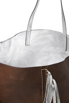 Thumbnail for your product : Sara Battaglia Fringed Leather Tote