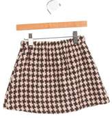 Thumbnail for your product : Il Gufo Girls' Wool-Blend Tweed Skirt
