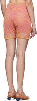 Thumbnail for your product : Jacquemus Pink and Orange Le Short Lavandou Shorts