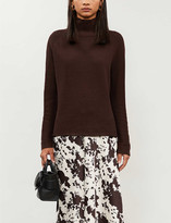 Thumbnail for your product : Whistles Phillipa turtleneck cotton and recycled-polyester knitted jumper
