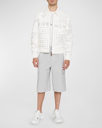 Louis Vuitton Men's Button Up Jacket Monogram Denim - ShopStyle