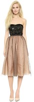 Thumbnail for your product : RED Valentino Sequin Embellished Strapless Dress