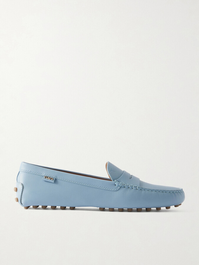 Tod's Gommino Leather Loafers - Blue