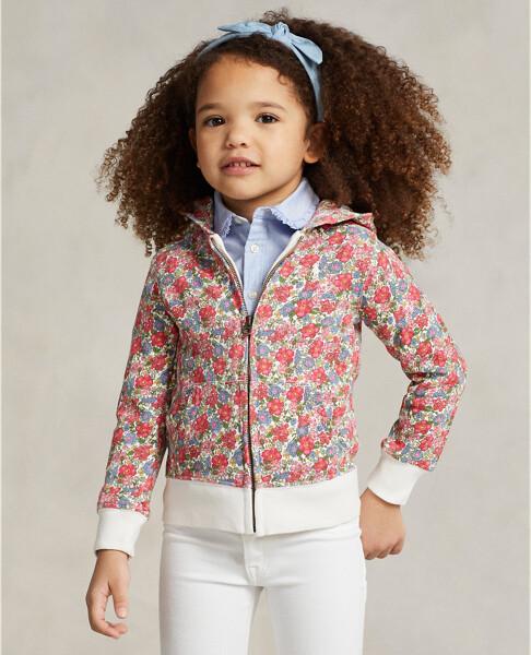 Polo Ralph Lauren Floral Spa Terry Full-Zip Hoodie - ShopStyle Girls'  Sweatshirts