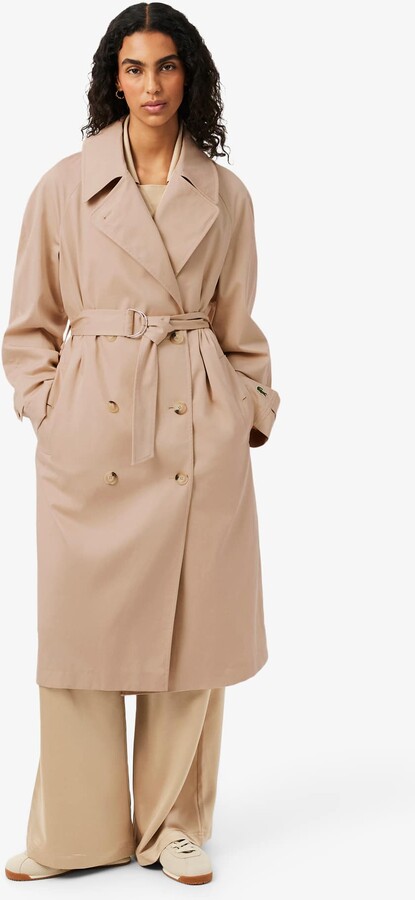 Oversized Water-Repellent Trench Coat