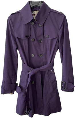 burberry purple coat