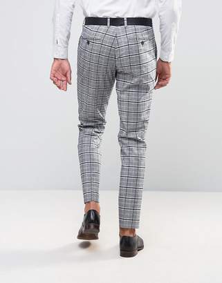 ONLY & SONS Skinny Suit Pant In Check