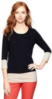 Thumbnail for your product : Gap Colorblock three-quarter sleeve sweater