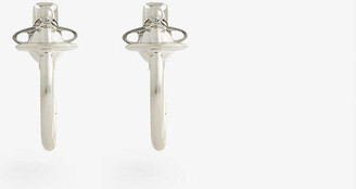 Vivienne Westwood Vera silver-toned brass hoop earrings