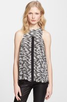 Thumbnail for your product : Elizabeth and James 'Evie' Print Silk Top