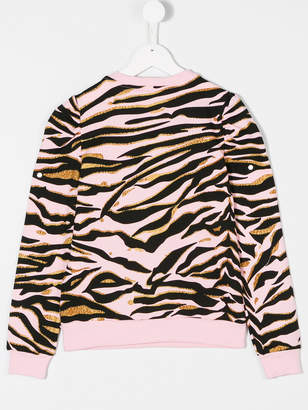 Kenzo Kids Tiger embroidered sweatshirt