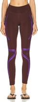 Thumbnail for your product : adidas by Stella McCartney True Pace Running Legging in Burgundy