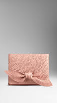 Thumbnail for your product : Burberry Knot Detail Leather Card Case