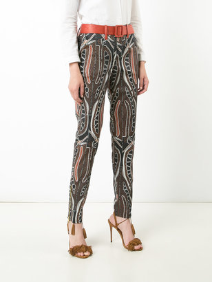 Sophie Theallet Pine Cone print trousers
