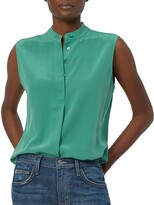 Thumbnail for your product : Equipment Therese Sleeveless Silk Blouse