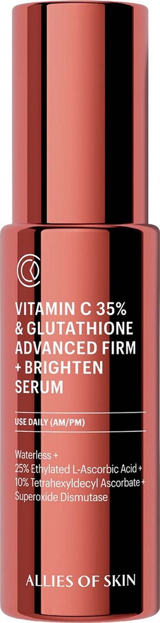 ALLIES OF SKIN Vitamin C 35% & Glutathione Advanced Firm + Brighten Serum 1fl. oz