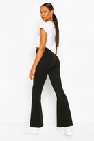 Thumbnail for your product : boohoo Basic High Waist Jersey Flare