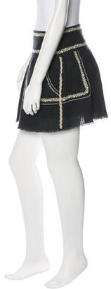 Etoile Isabel Marant Embroidered Mini Skirt