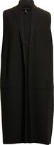 Thumbnail for your product : Eileen Fisher Long Lightweight Wool Vest