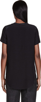 Thumbnail for your product : 3.1 Phillip Lim Black Paneled Dandelion Embellished T-Shirt