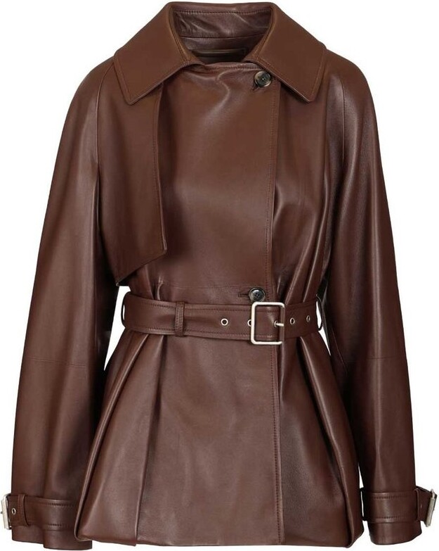 Loewe Anagram Embossed Belted Jacket