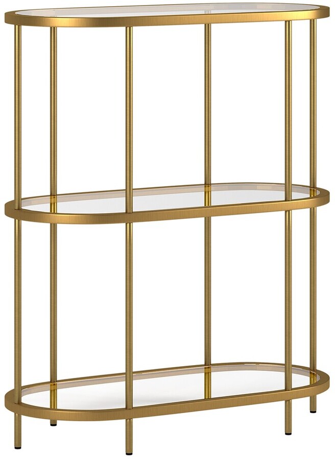 Abraham + Ivy Leif Brass Bookcase - ShopStyle Home Office