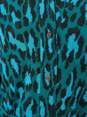 Diane von Furstenberg Animal-Print Shirt Dress