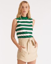 Thumbnail for your product : Veronica Beard Nyrie Tie-Waist Miniskirt