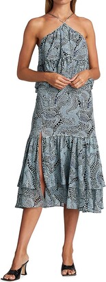 Colette Tiered Ruffle Midi Dress