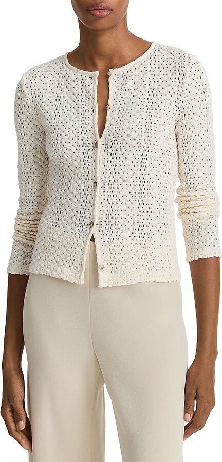 Vince Pointelle Cardigan