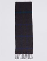 Thumbnail for your product : Marks and Spencer Windowpane Woven Scarf