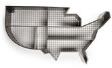 Thumbnail for your product : KALALOU 'USA' Metal Cubby
