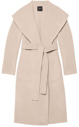 theory cashmere wrap coat