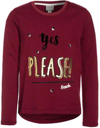 Bench YES GRAPHIC Long sleeved top cabernet