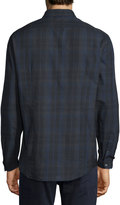 Thumbnail for your product : Vince Plaid Flannel Sport Shirt, Blue Pattern