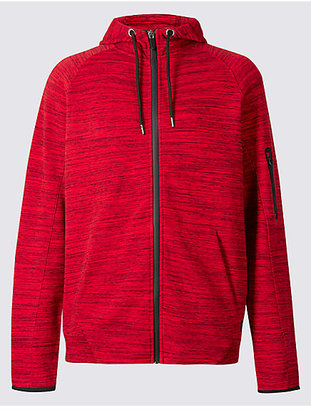 M&S Collection Jersey Active Hoody