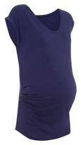 Thumbnail for your product : New Look Maternity Blue Roll Sleeve T-Shirt