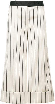 Zimmermann cropped stripe trousers