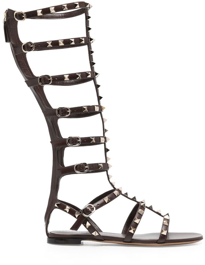 Flat Brown Gladiator Sandals | ShopStyle