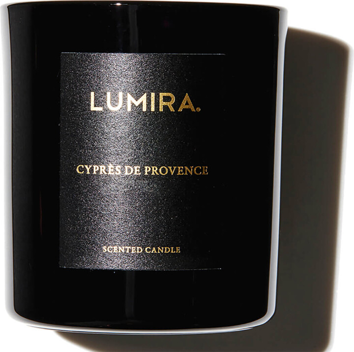 LUMIRA Cypress de Provence Black Candle 10.5 oz