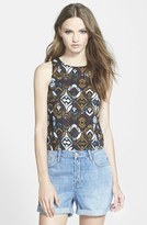Thumbnail for your product : Leith Print Keyhole Tank