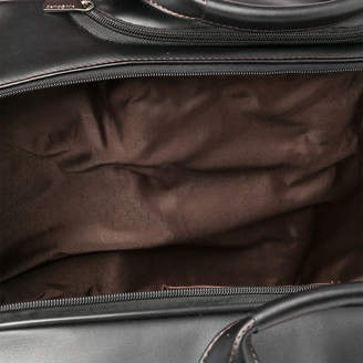 Samsonite NEW Savio IV Black Leather Rolling Tote Bag