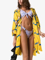 Thumbnail for your product : Ambra Maddalena Becca check bikini bottoms