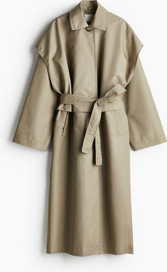 ジャケット・アウター Oversized maxi-length doublebreastedcoat gzz70004_stone_xl?w=537&qlt=