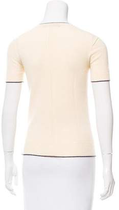 The Row Cashmere Short Sleeve Sweater
