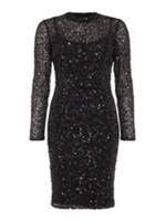 Thumbnail for your product : Adrianna Papell Long sleeve sequin dress