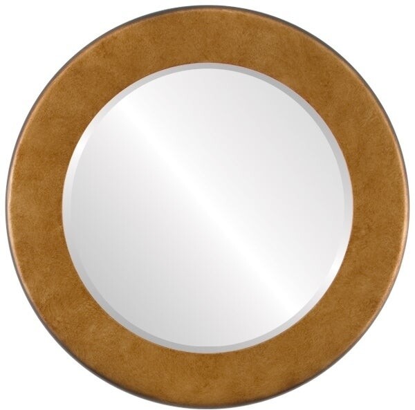 OVALCREST by The OVALCREST Mirror Store Avenue Framed Round Mirror in
