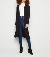 Thumbnail for your product : New Look Fine Knit Rib Longline Cardigan