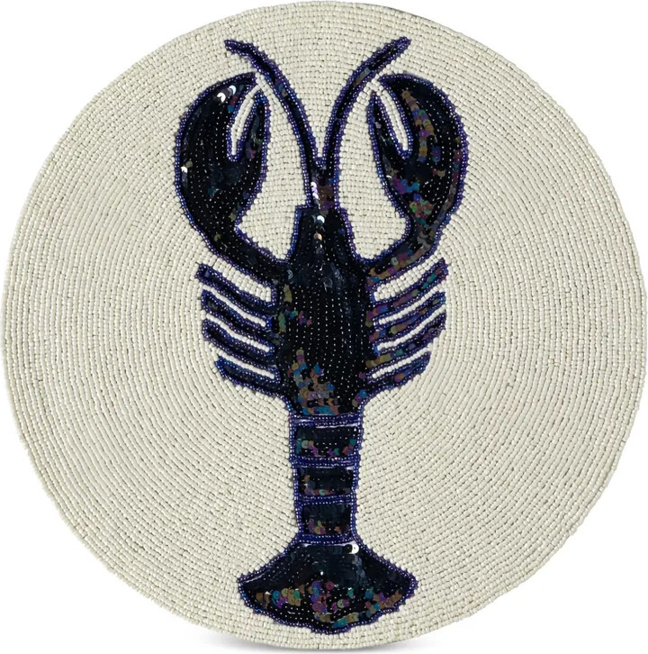 CU I SEEYOU Lobster-Design Plate Mat (Set Of Two)